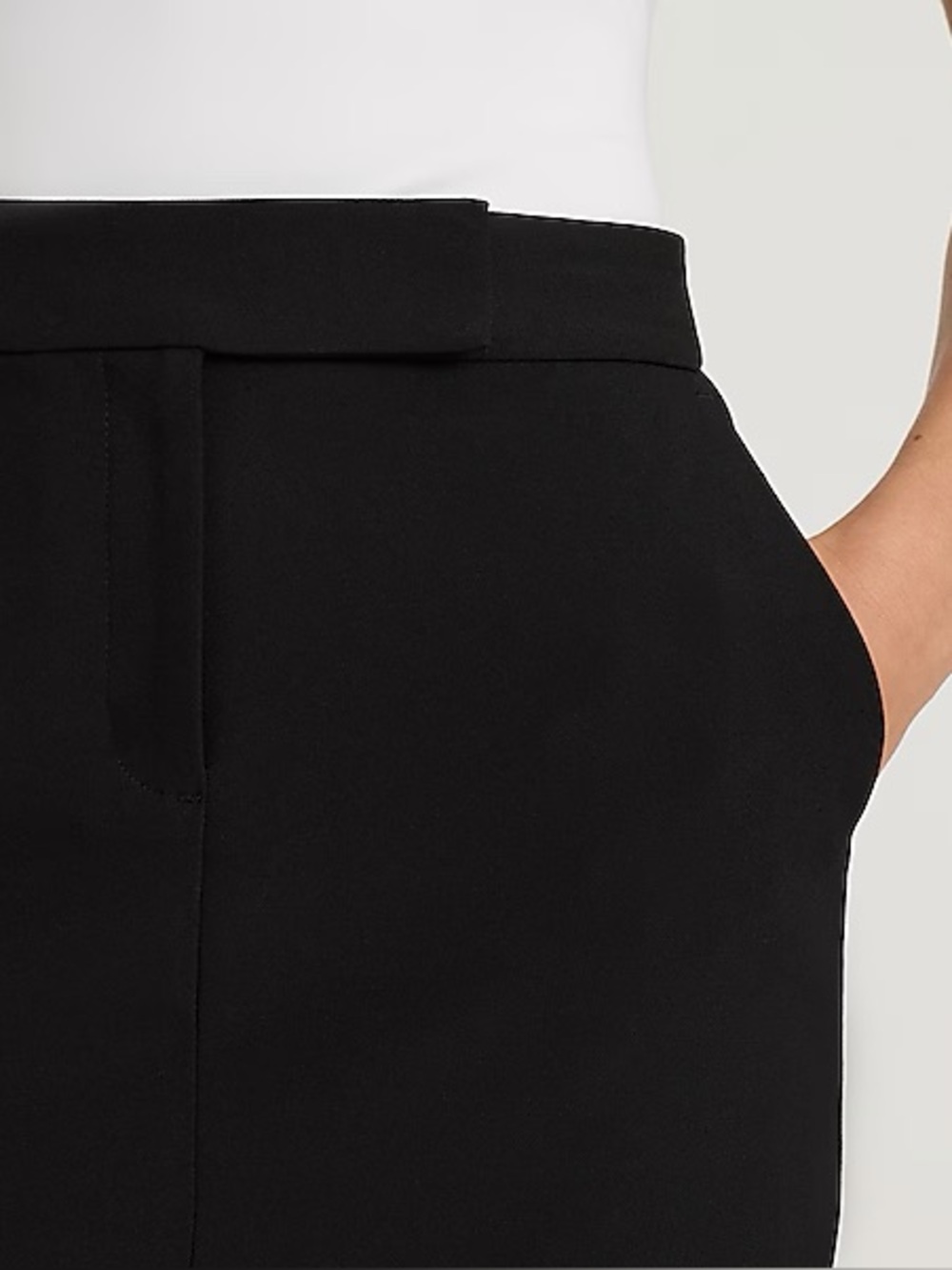 Express High Waisted Midi Pencil Skirt Black - Picture 5 of 10